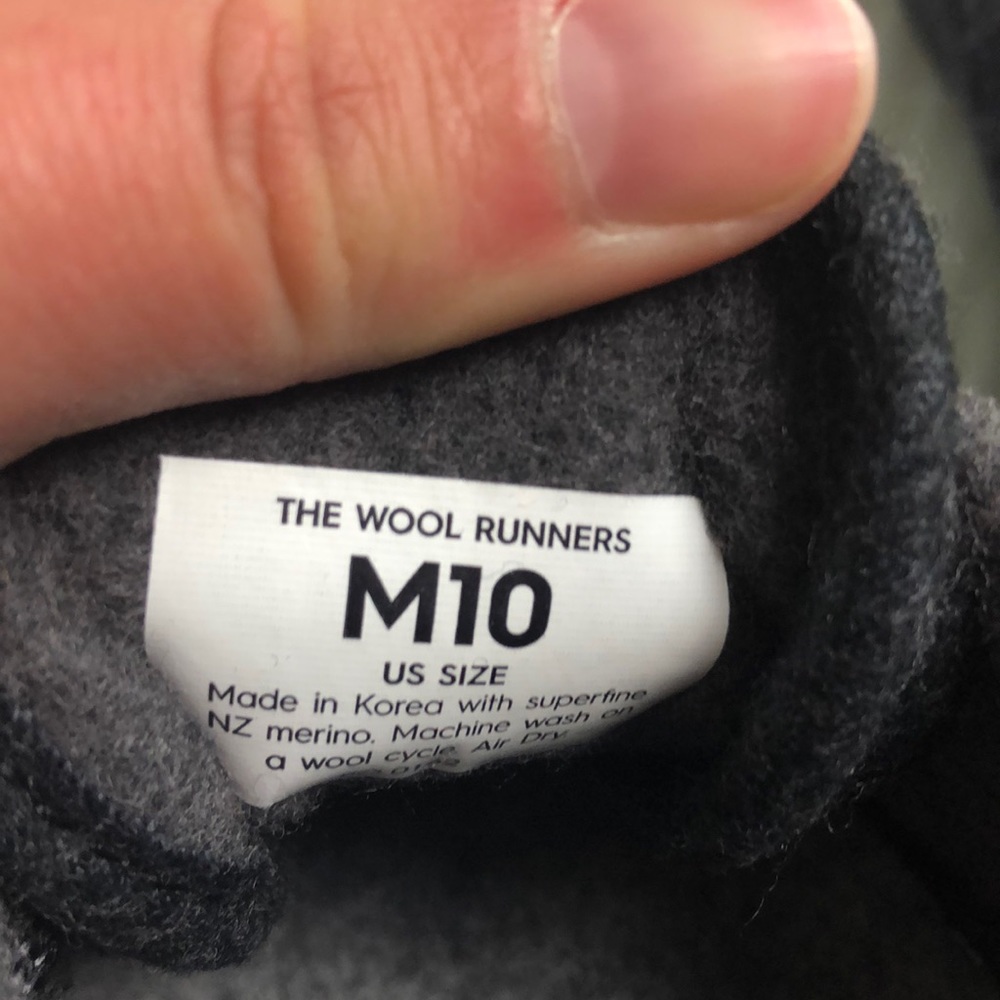 Allbirds The Wool Runner Natural Black H1 - Picture 6 of 8
